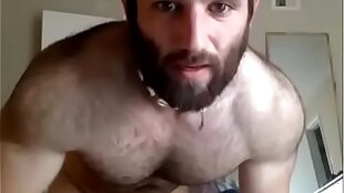 Hairy straight married guy plays with vibrator on cam 2