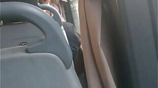 Jerkoff on public bus.