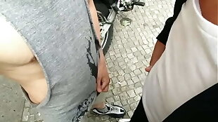 Public piss during street festival Sequence 1
