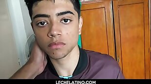Latino boy first time sucking dick